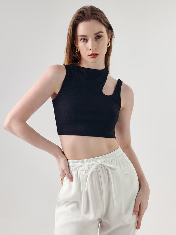 Sunshine Cutout Cropped Tank