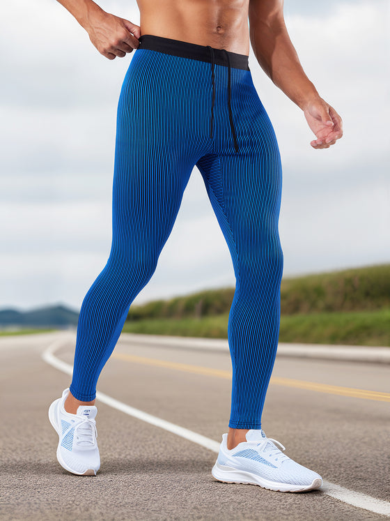 Legging de compresión profesional para correr con bolsillos con cremallera 