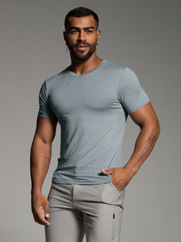 Men's Softest Performance Stretch V-neck Tee