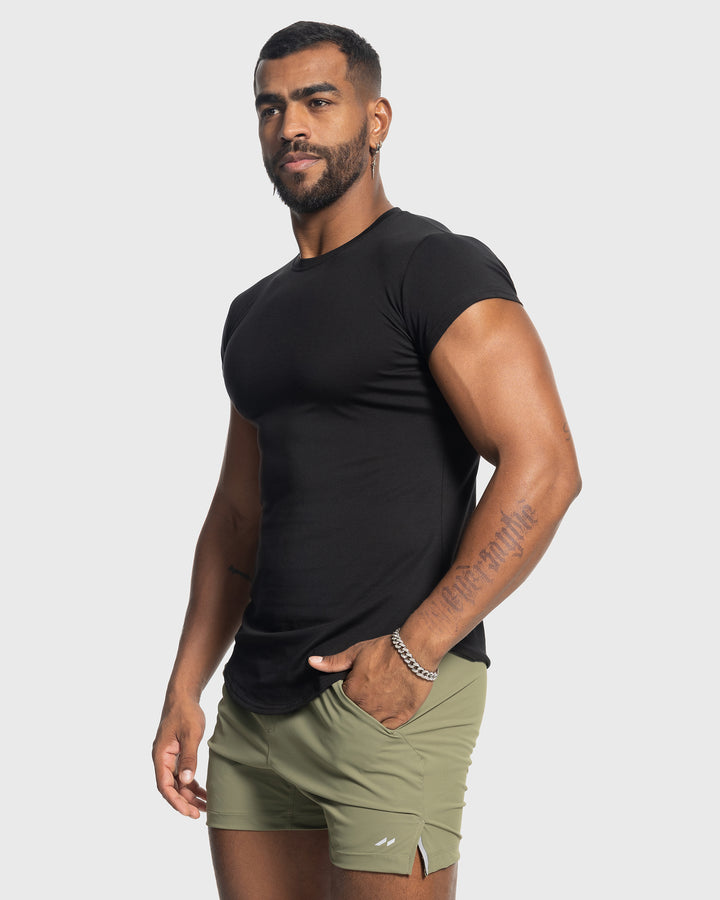 All Day Elite Cap Sleeve Muscle Fit Tee