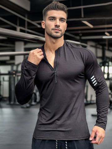 Evolution Half Zip Langarmshirt Workout Baselayer