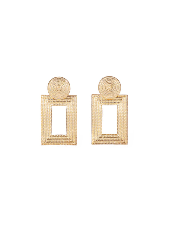 Women's Statement Metal Geometric Earrings