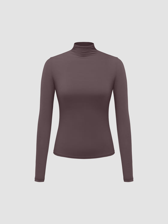 Women's Turtleneck Top Long Sleeve T-Shirt