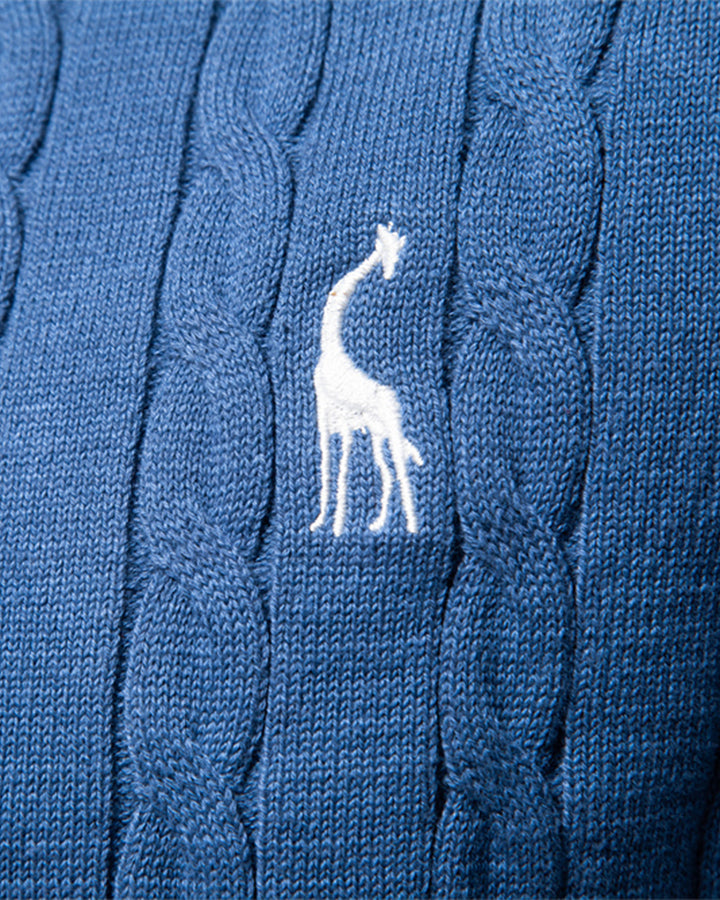 Giraffe Cable Knit Sweater