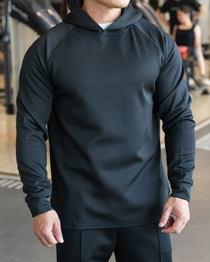 Essential Athletic Performance Hoodie With Raglan Sleeves