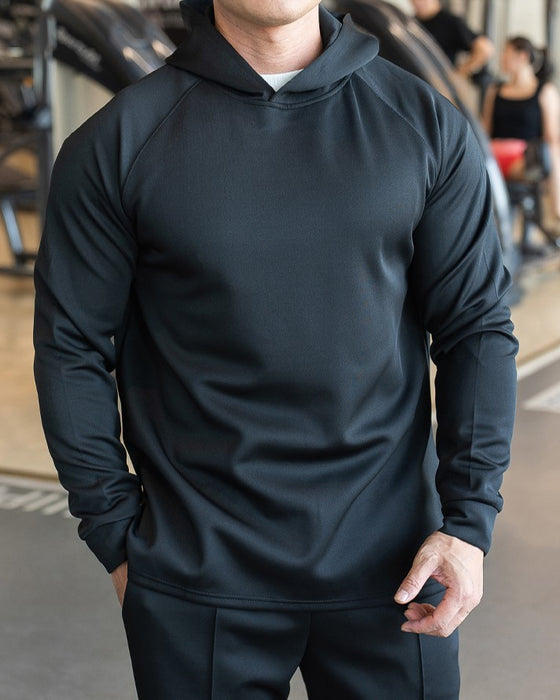 Essential Athletic Performance Hoodie With Raglan Sleeves