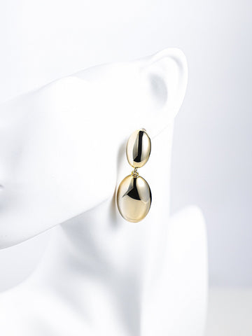 Semioval Earrings