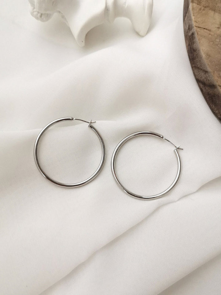 Simple Circle Earrings