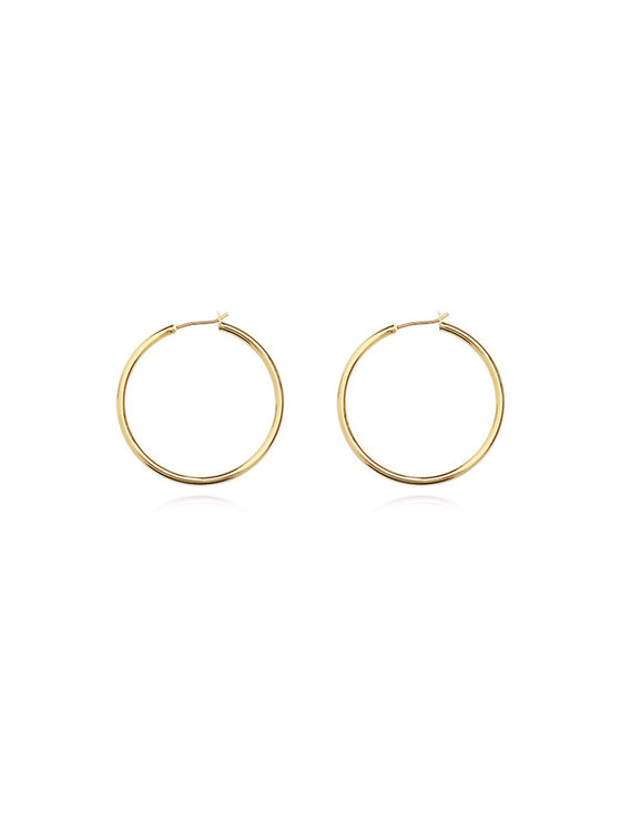 Simple Circle Earrings