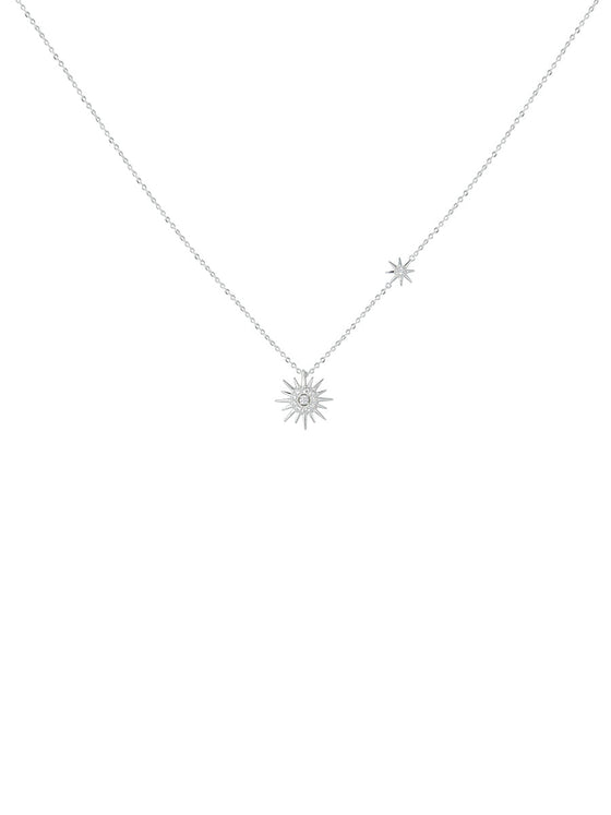 SILVER 925 NECKLACES WITH SUN AND ZIRCONIA - urbanclassys