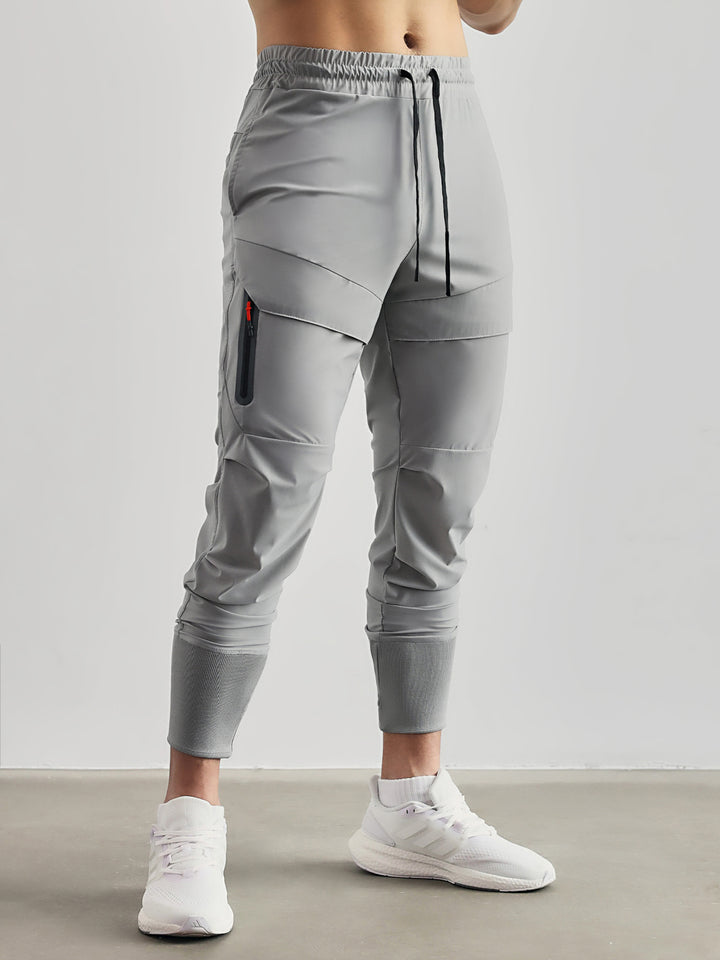 Pantalones deportivos estilo jogger cargo de canalé alto Stay Cool