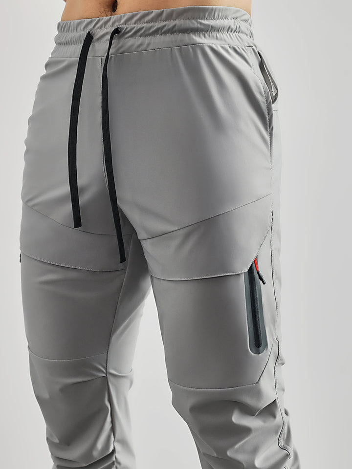 Pantalones deportivos estilo jogger cargo de canalé alto Stay Cool