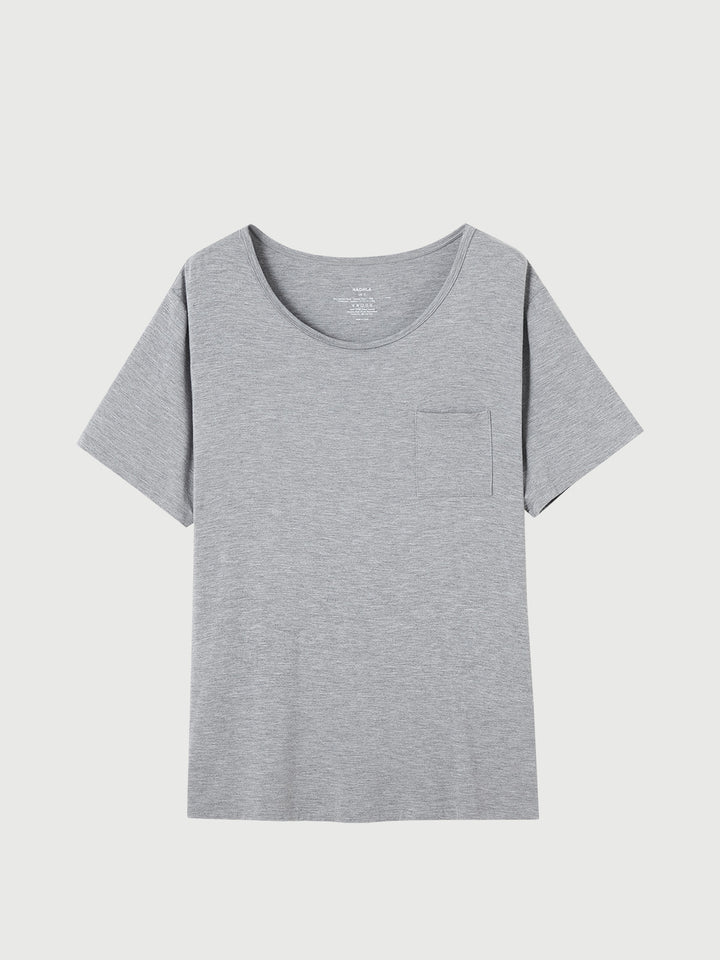 AHA Eco Soft Bamboo Viscose T-Shirt with Pocket